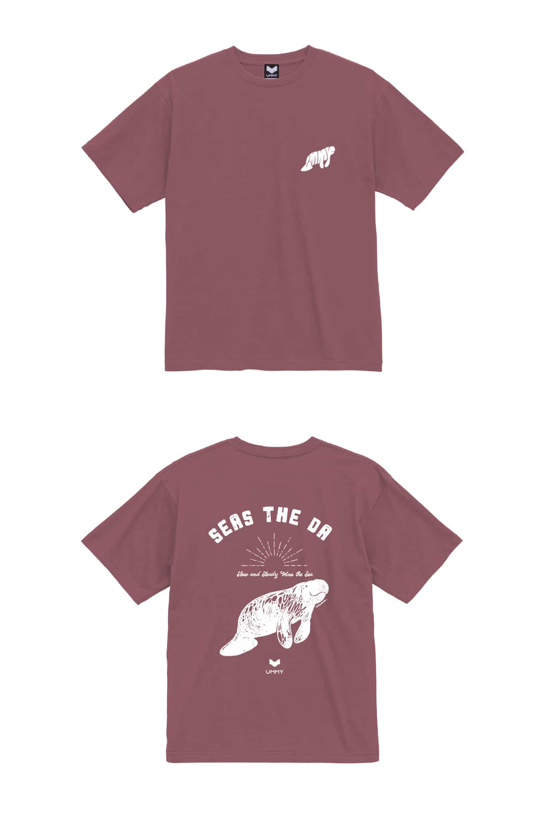 T-shirt en coton ummy lamantin unisexe