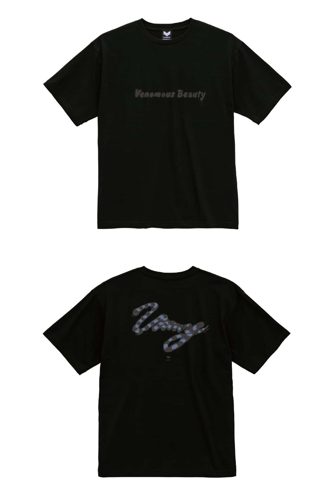 T-shirt de coton ummy serpent de mer de serpent unisexe