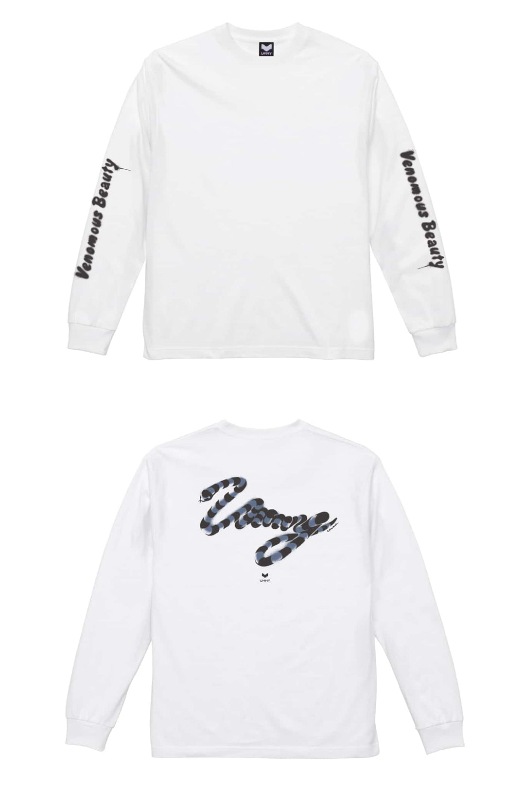 T-shirt de coton ummy serpent de mer de serpent unisexe