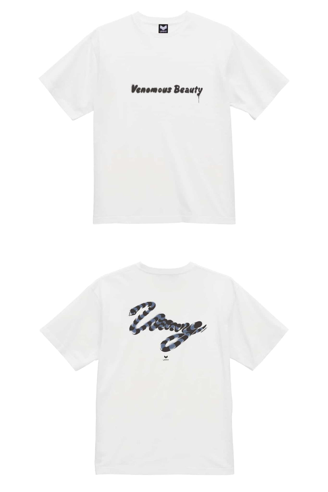 T-shirt de coton ummy serpent de mer de serpent unisexe