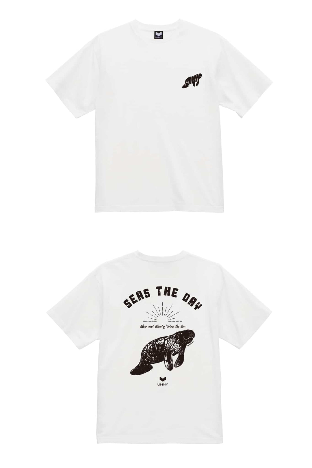 T-shirt en coton ummy lamantin unisexe