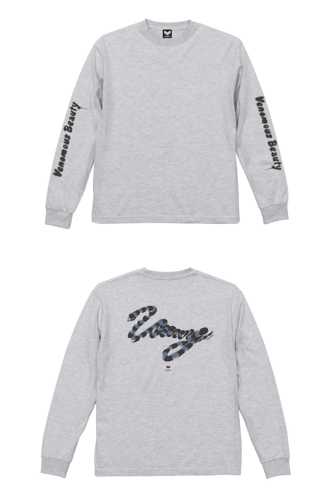 T-shirt de coton ummy serpent de mer de serpent unisexe