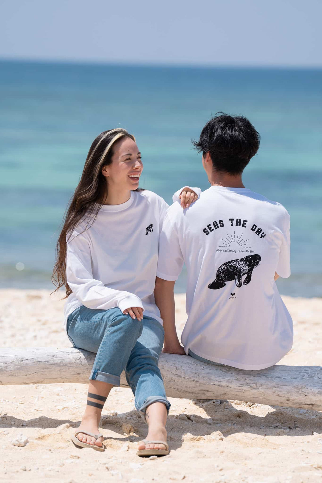 T-shirt en coton ummy lamantin unisexe