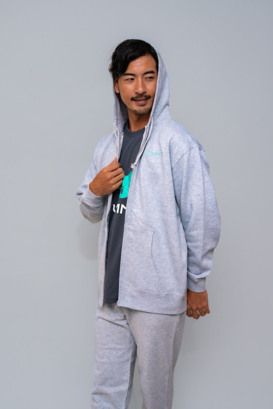 Sweat-shirt zip-up ummy 10 oz unisexe