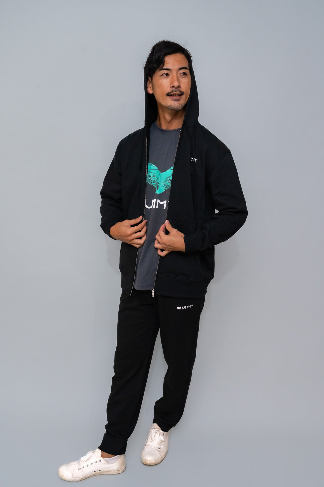 Sweat-shirt zip-up ummy 10 oz unisexe