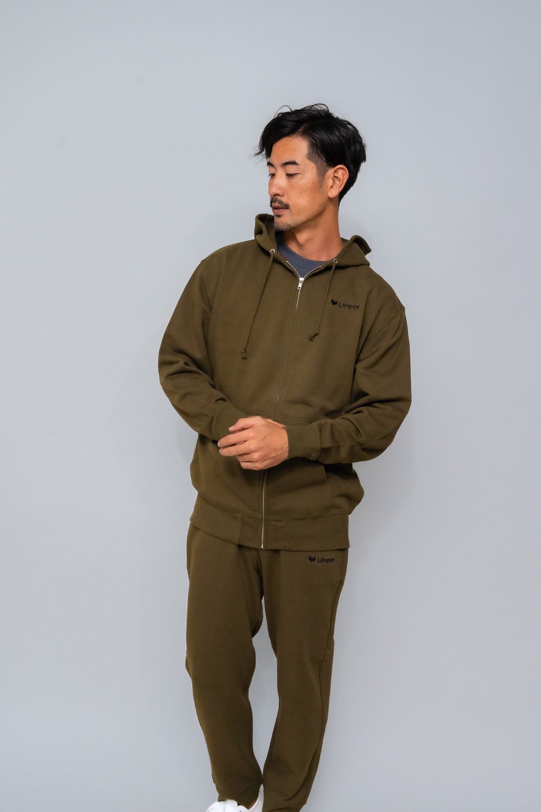 Sweat-shirt zip-up ummy 10 oz unisexe