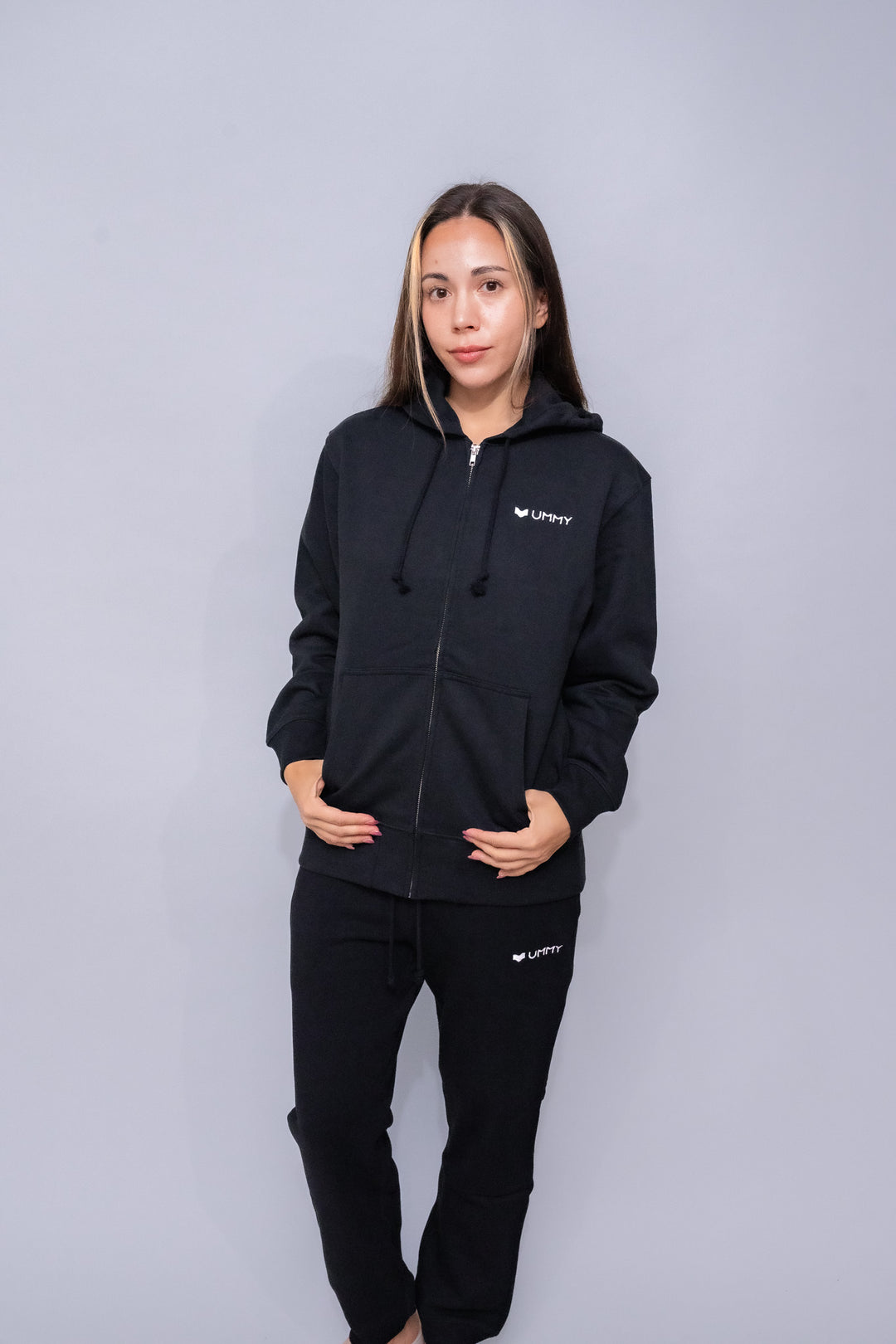 Sweat-shirt zip-up ummy 10 oz unisexe