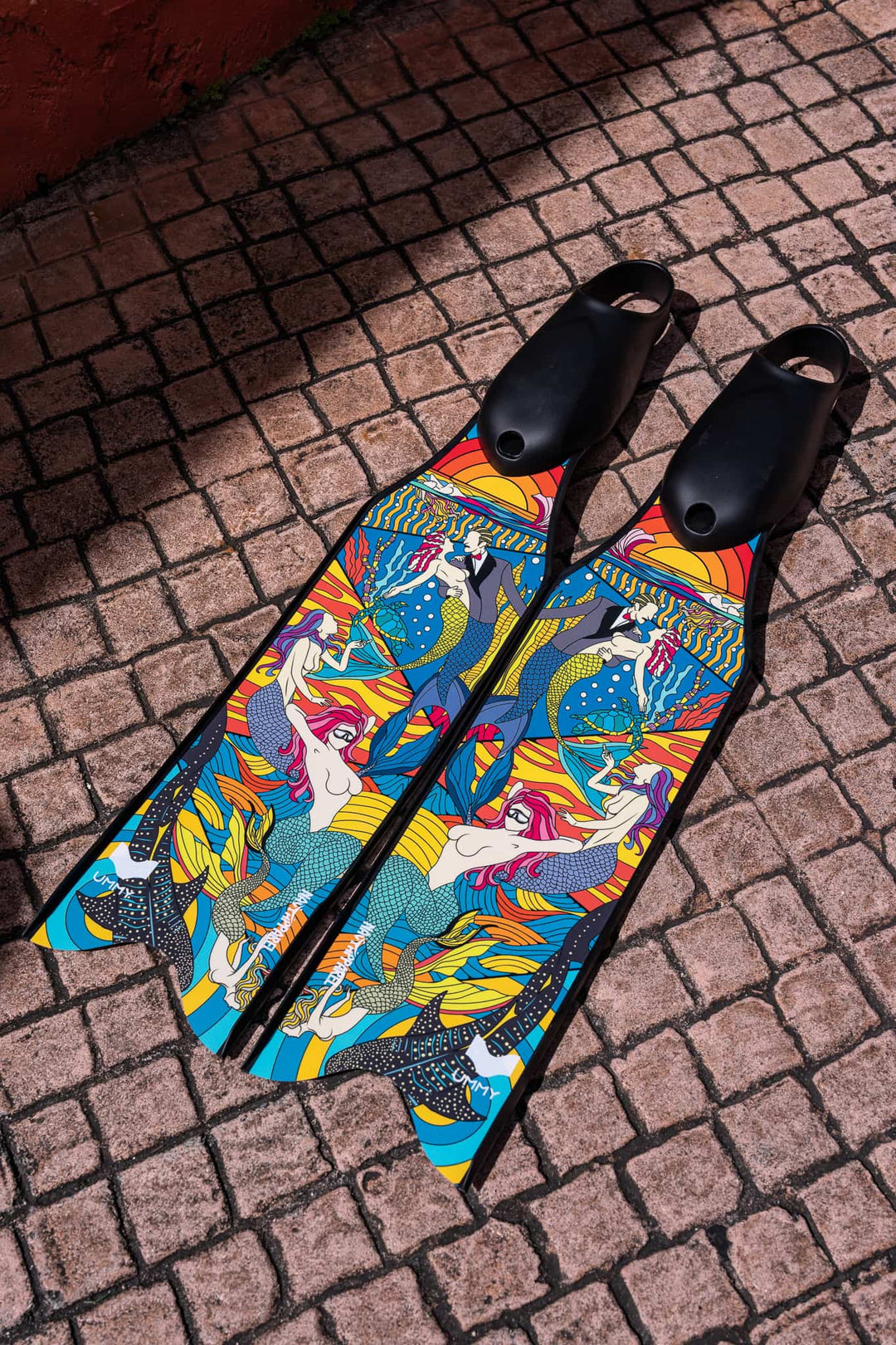 UMMY × NAVY APPAREL  Mermaid UMMY ONE  デザイナーズエディション カーボンフィン ダイビングフィン フリーダイビング スキンダイビング