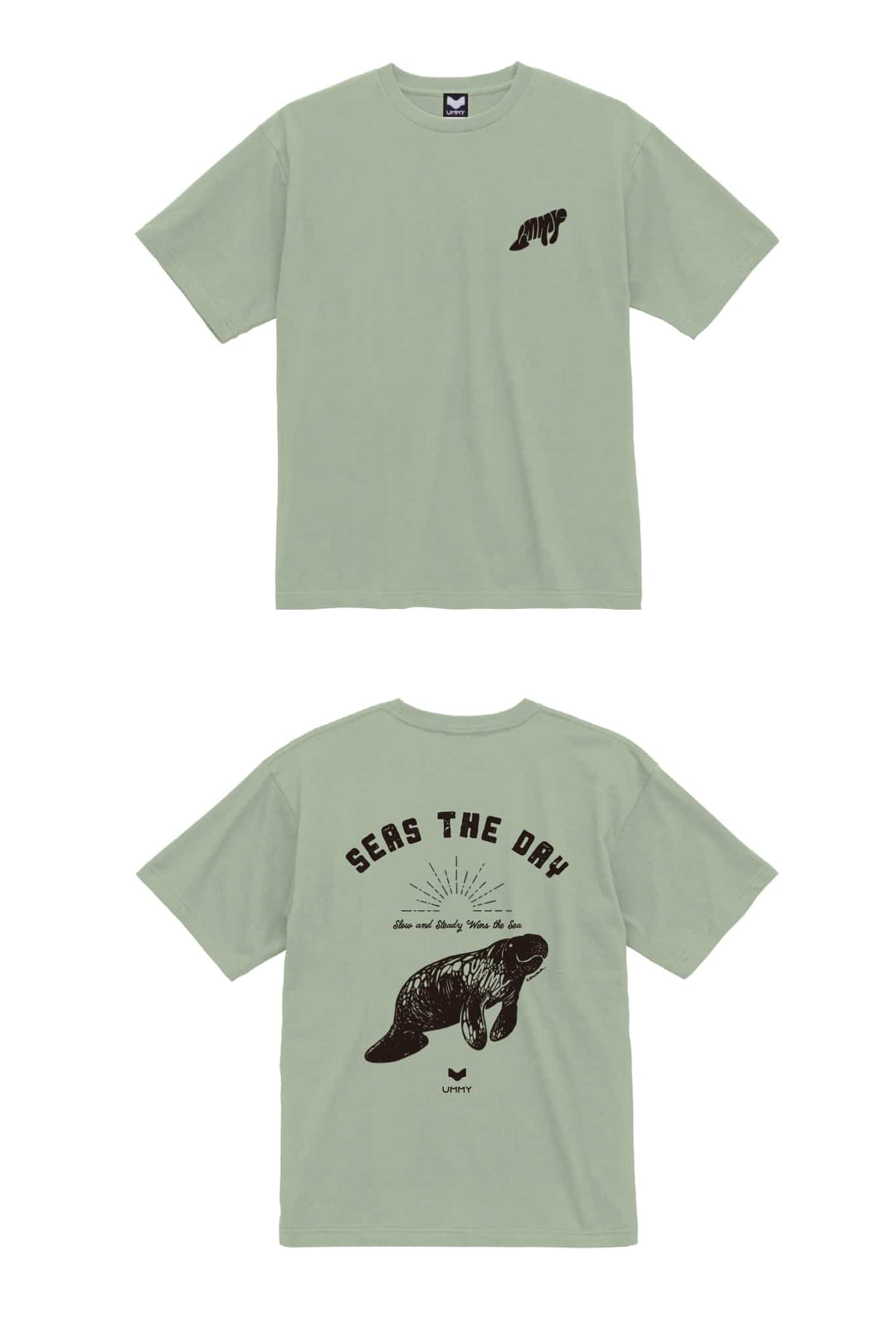 T-shirt en coton ummy lamantin unisexe