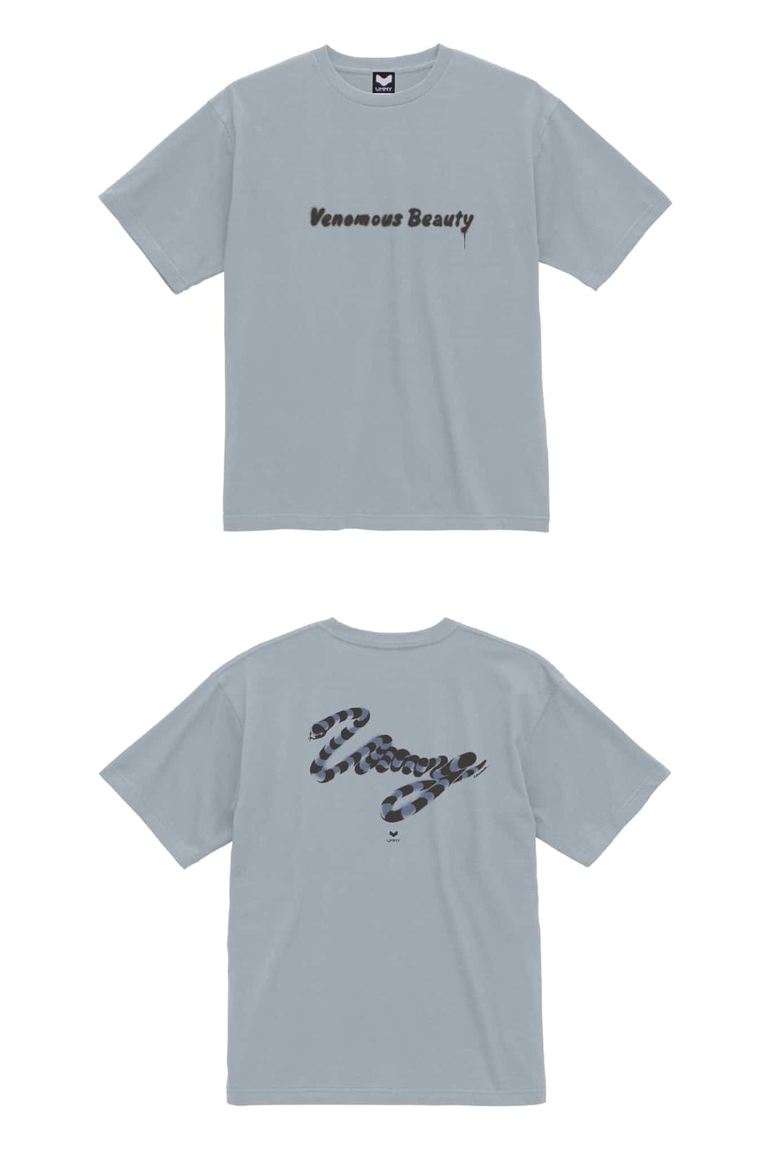 T-shirt de coton ummy serpent de mer de serpent unisexe