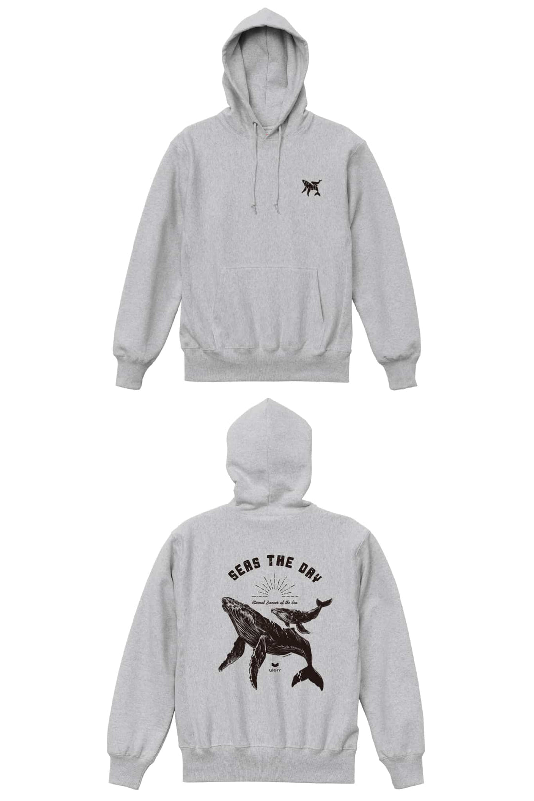 UMMY ホエール ヘビーウェイトフーディー 裏起毛 12オンス ユニセックス スウェット パーカー