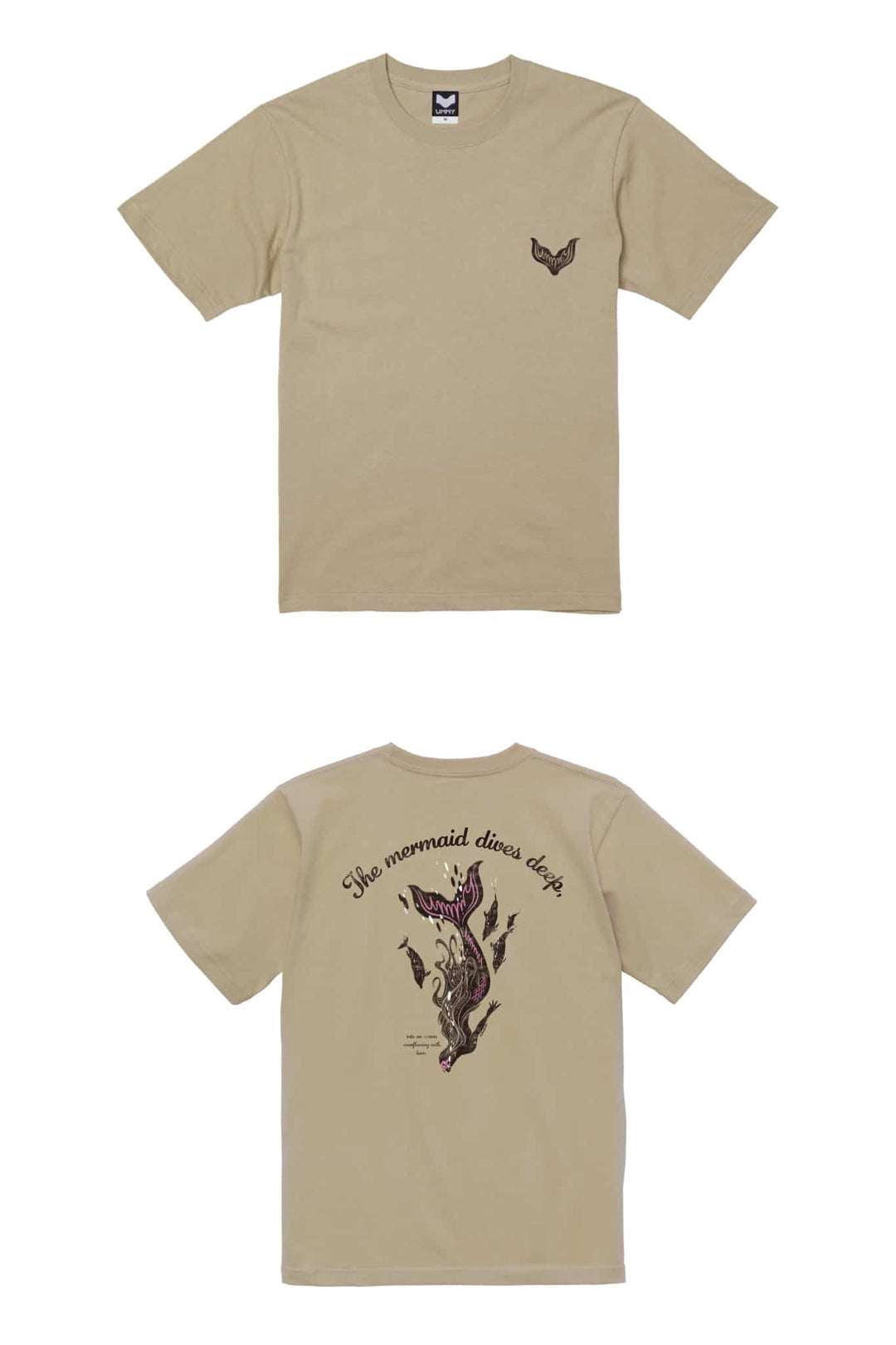 UMMY マーメイド 6.2オンス プレミアムTシャツ 全8カラー ユニセックス
