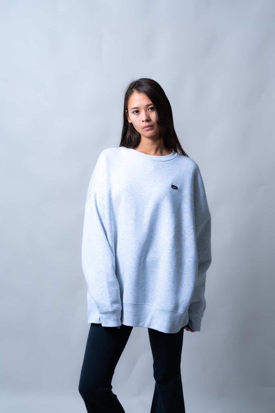 UMMY ビッグシルエット クルーネック スウェット 裏起毛 10オンス