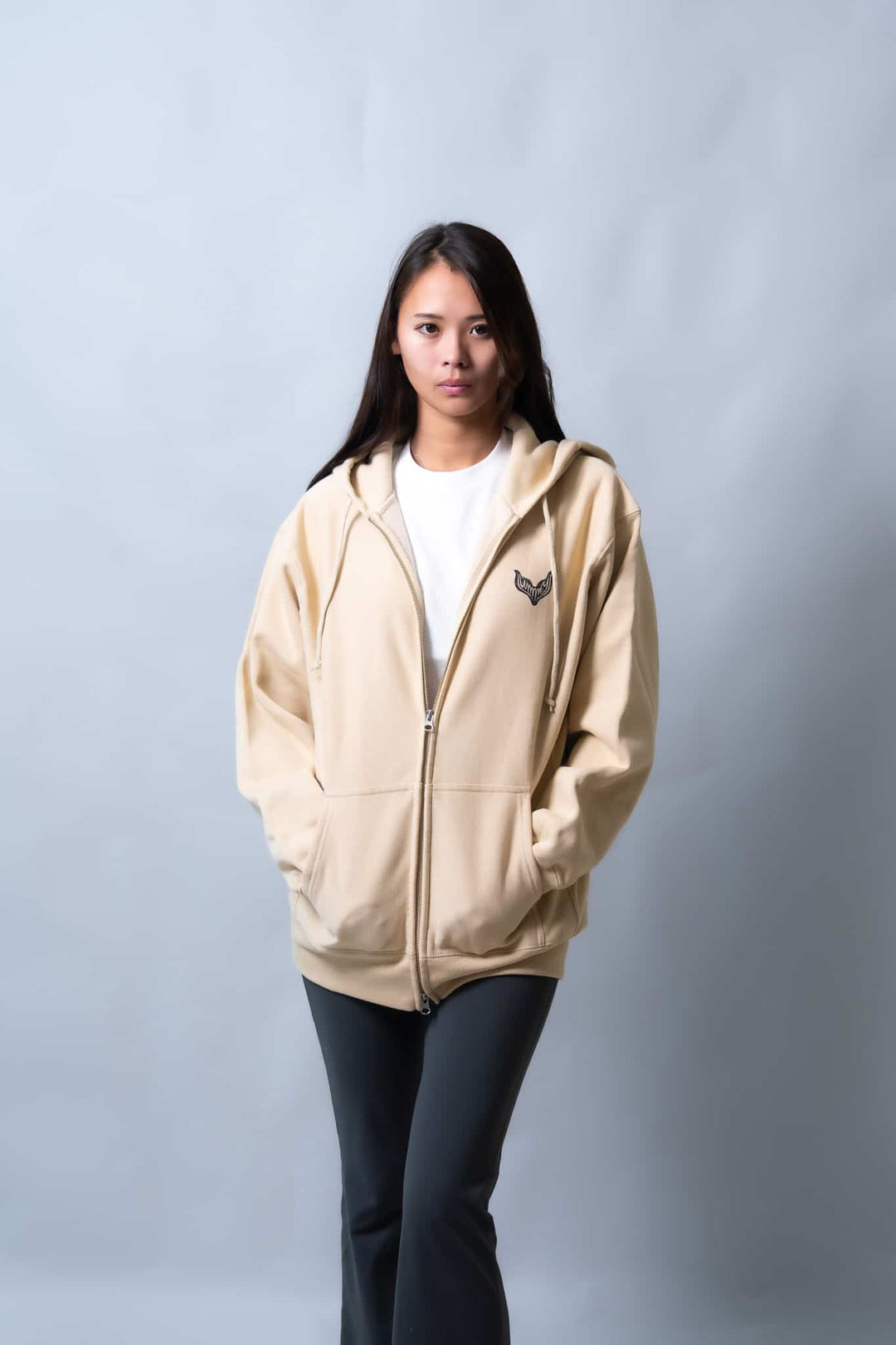 UMMY マーメイド ヘビーウェイトジップアップフーディー 裏起毛 12オンス ユニセックス スウェット パーカー