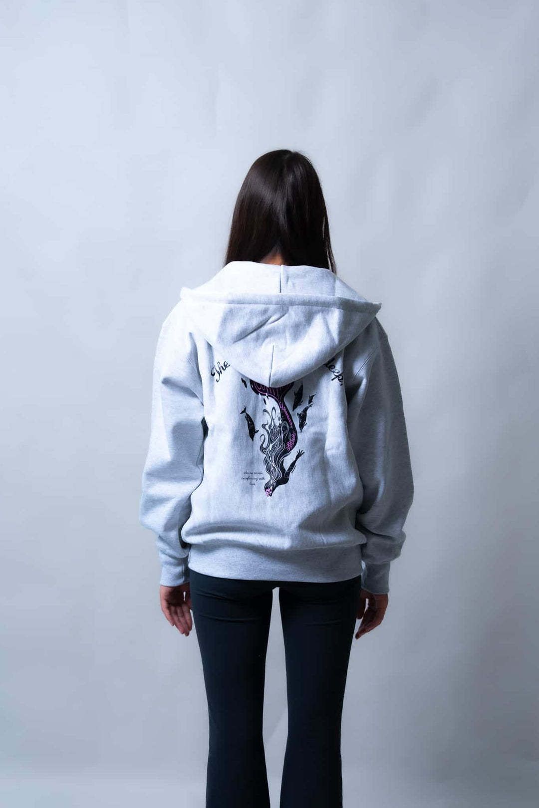 UMMY マーメイド ヘビーウェイトジップアップフーディー 裏起毛 12オンス ユニセックス スウェット パーカー