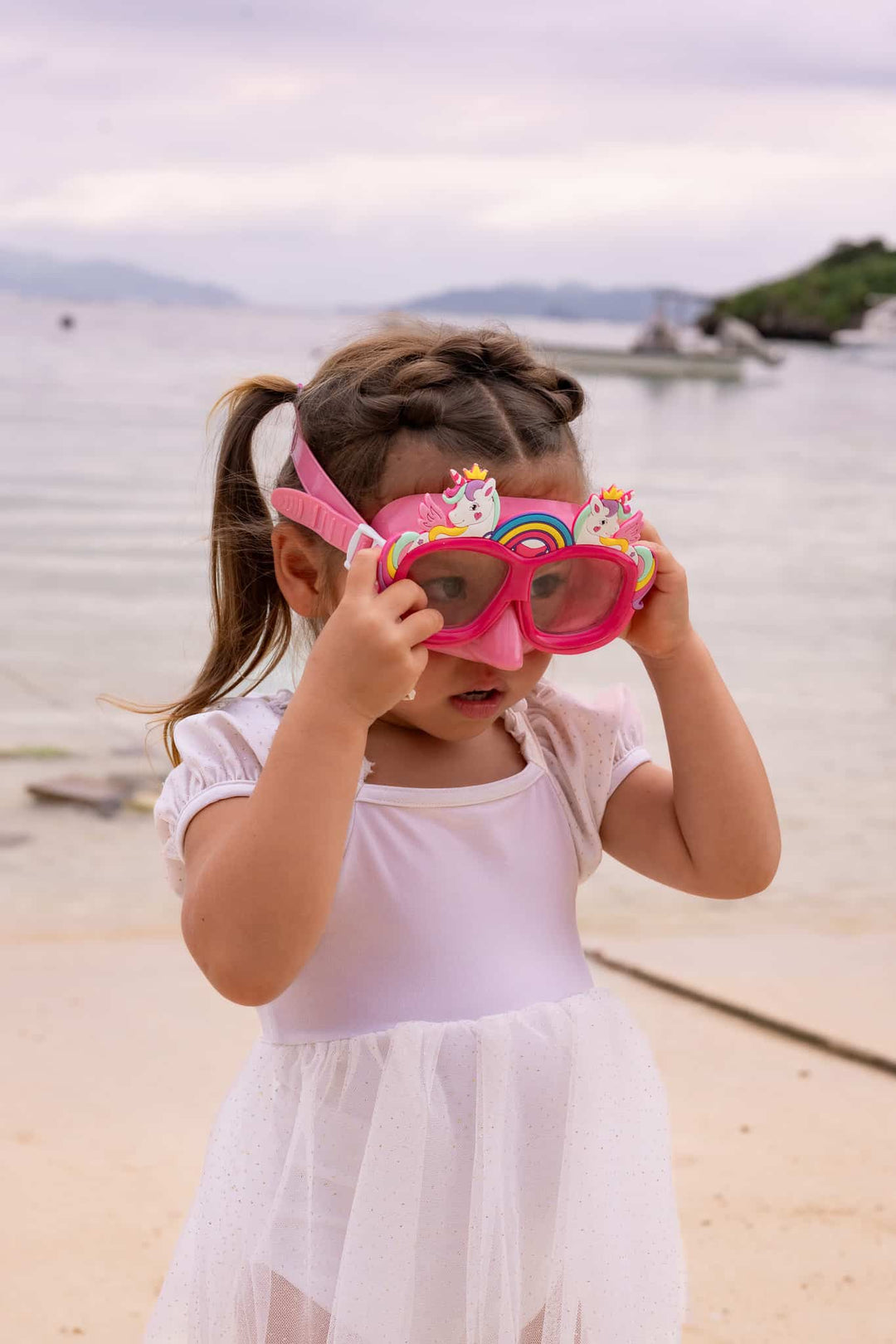UMMY キッズ シュノーケリングセット 3歳〜6歳用 子ども用 マスク＆シュノーケル 海 プール お風呂