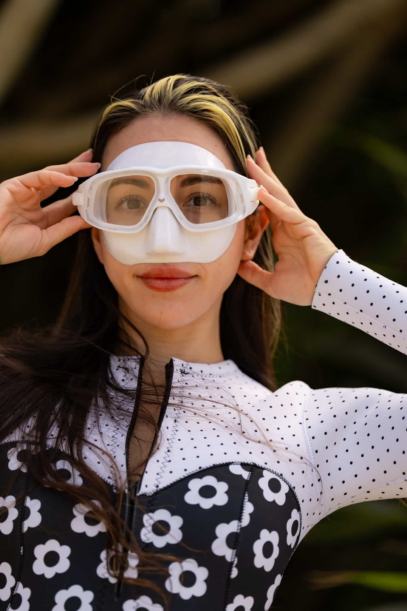 UMMY フリーダイビングマスク Beach （ビーチ） 全3色 ブラック