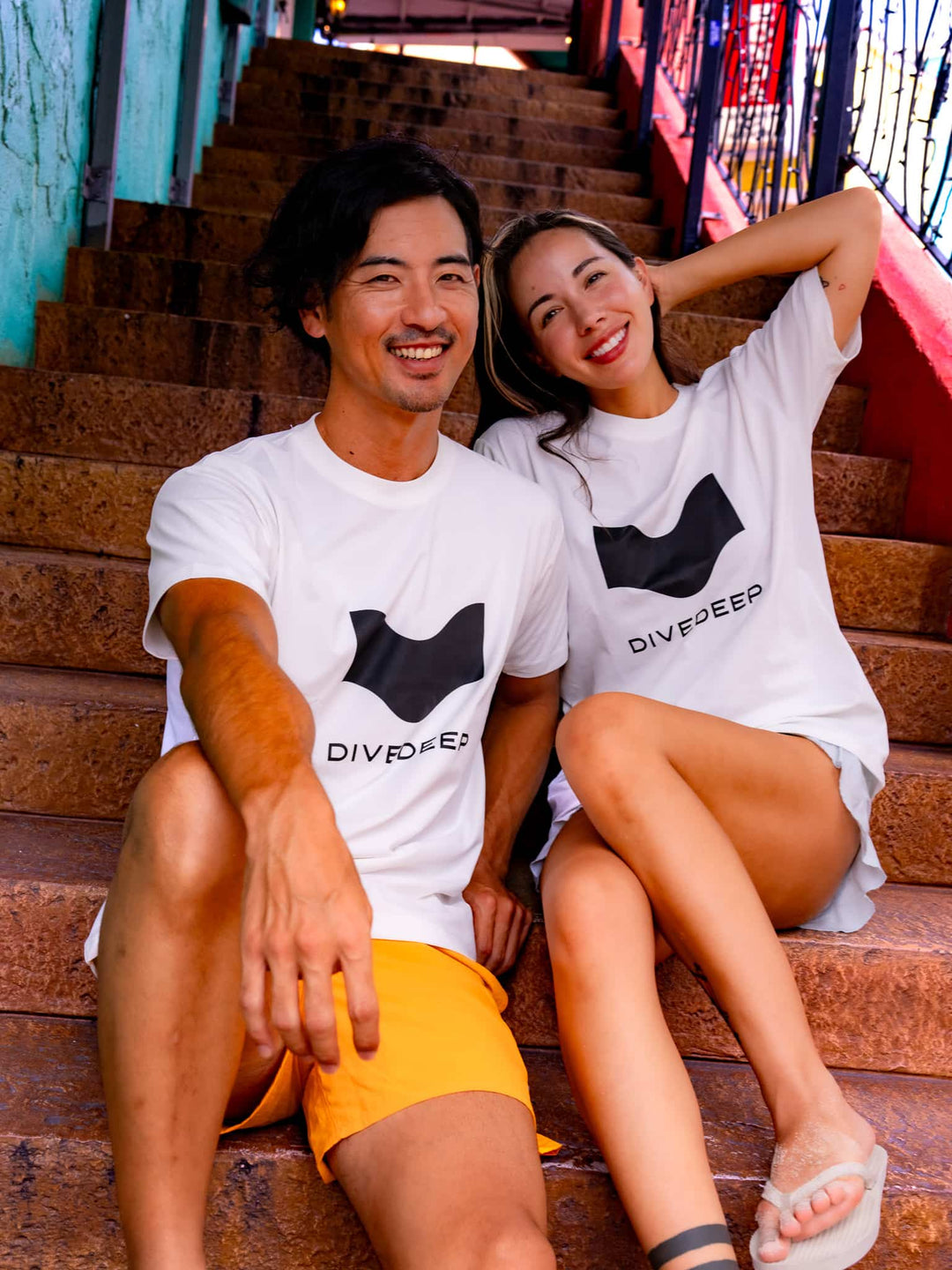 UMMY DIVE DEEP プレミアムコットンライクドライTシャツ 全3カラー ユニセックス