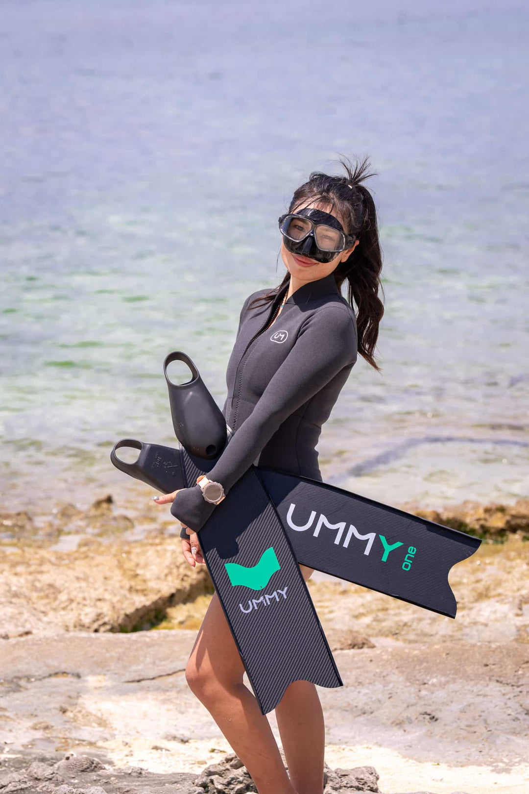 UMMY ONE Carbon Fins, 5 Colors, Diving Fins, Freediving, Skin Diving