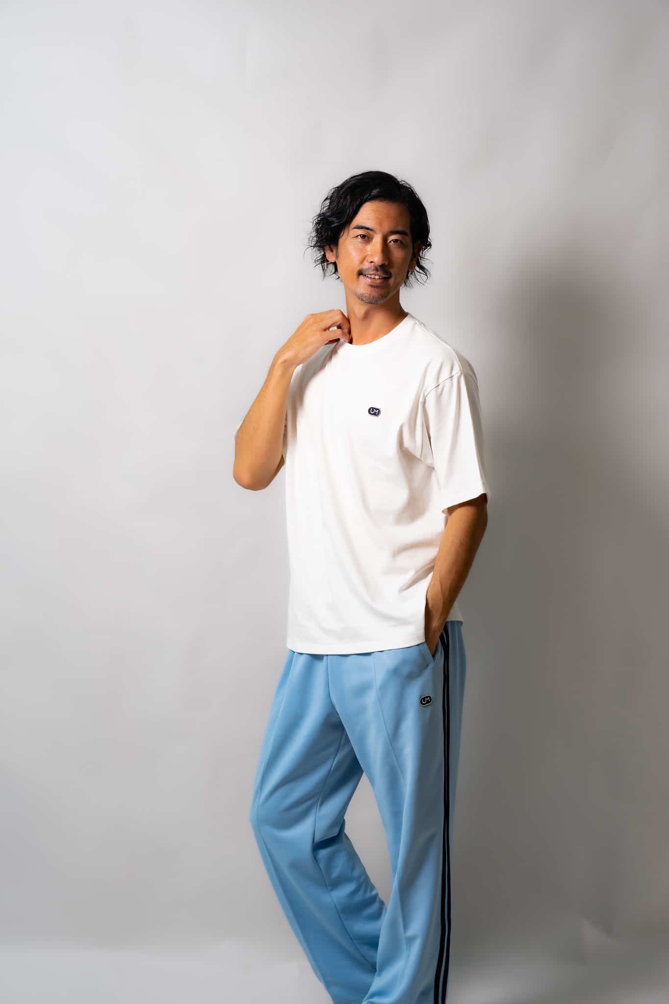 UMMY ニット トラックパンツ