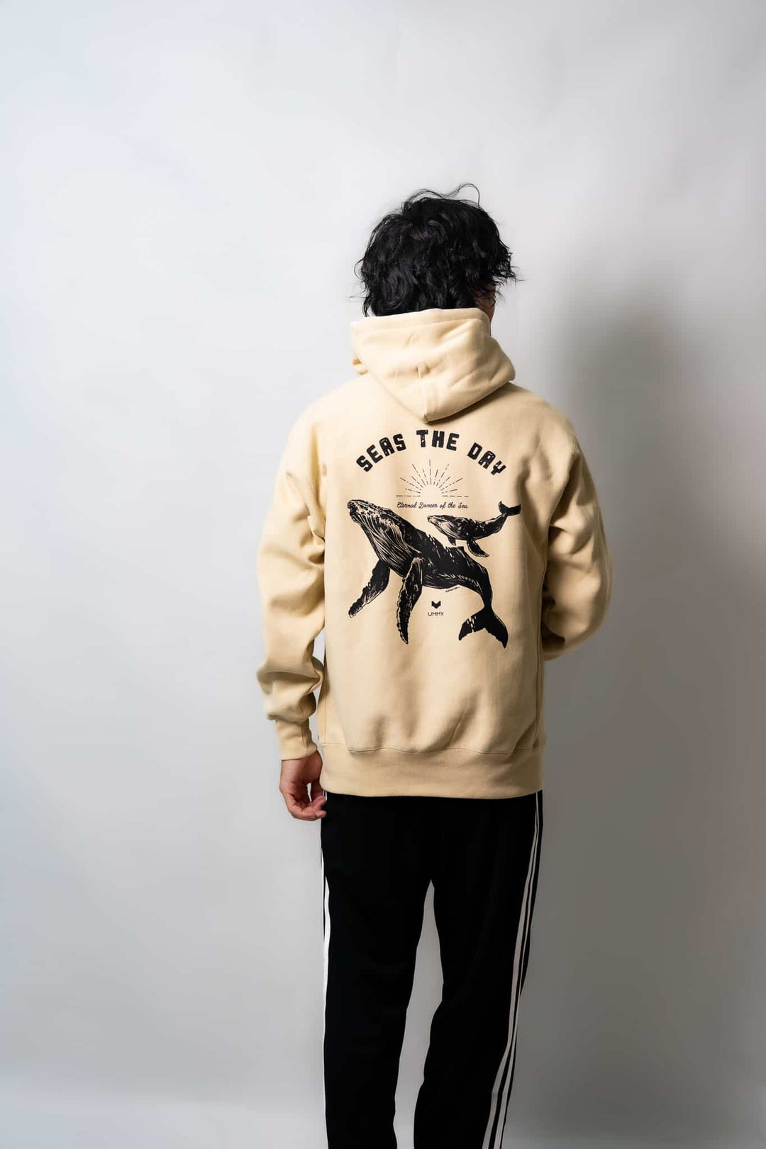 UMMY ホエール ヘビーウェイトフーディー 裏起毛 12オンス ユニセックス スウェット パーカー