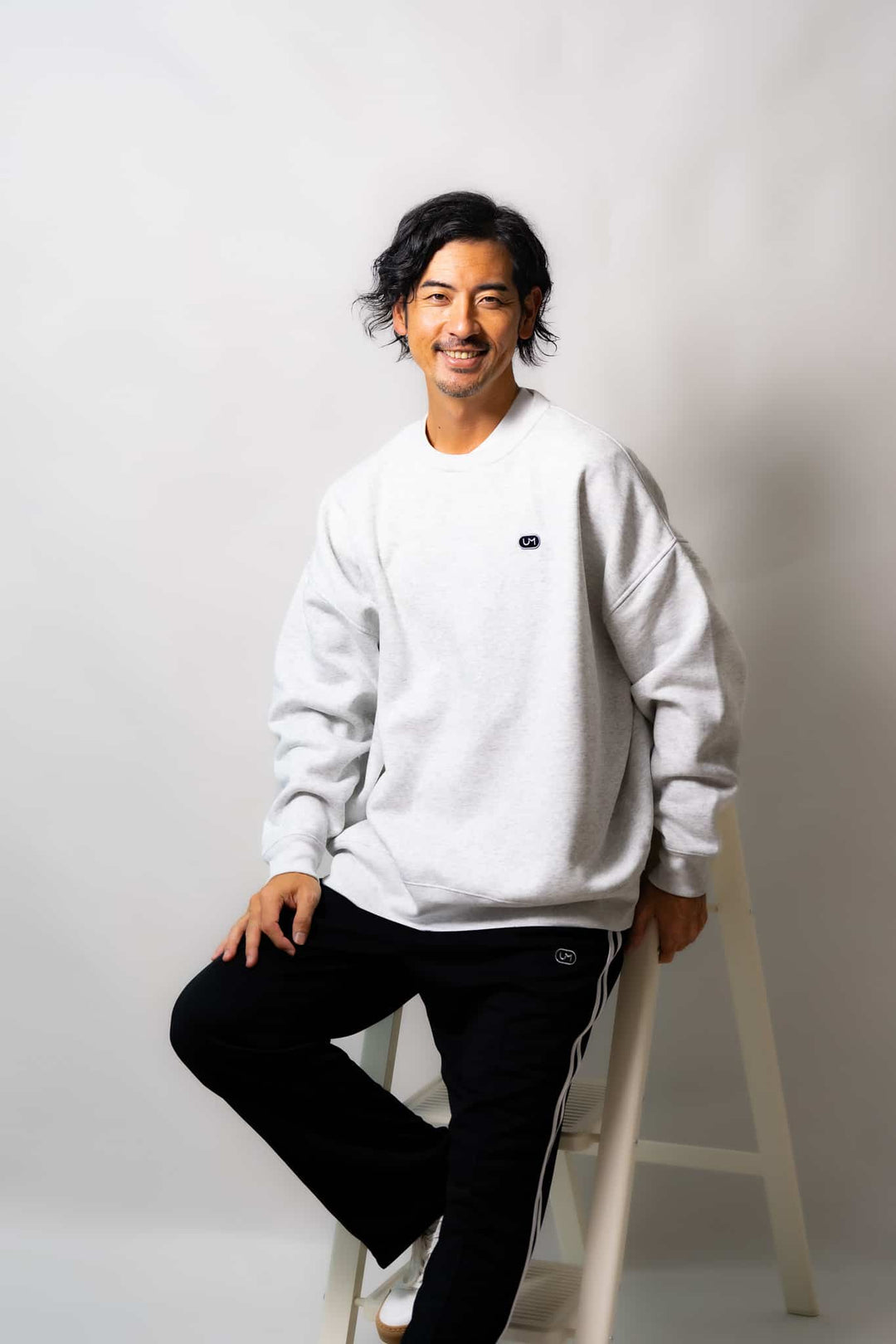 UMMY ビッグシルエット クルーネック スウェット 裏起毛 10オンス