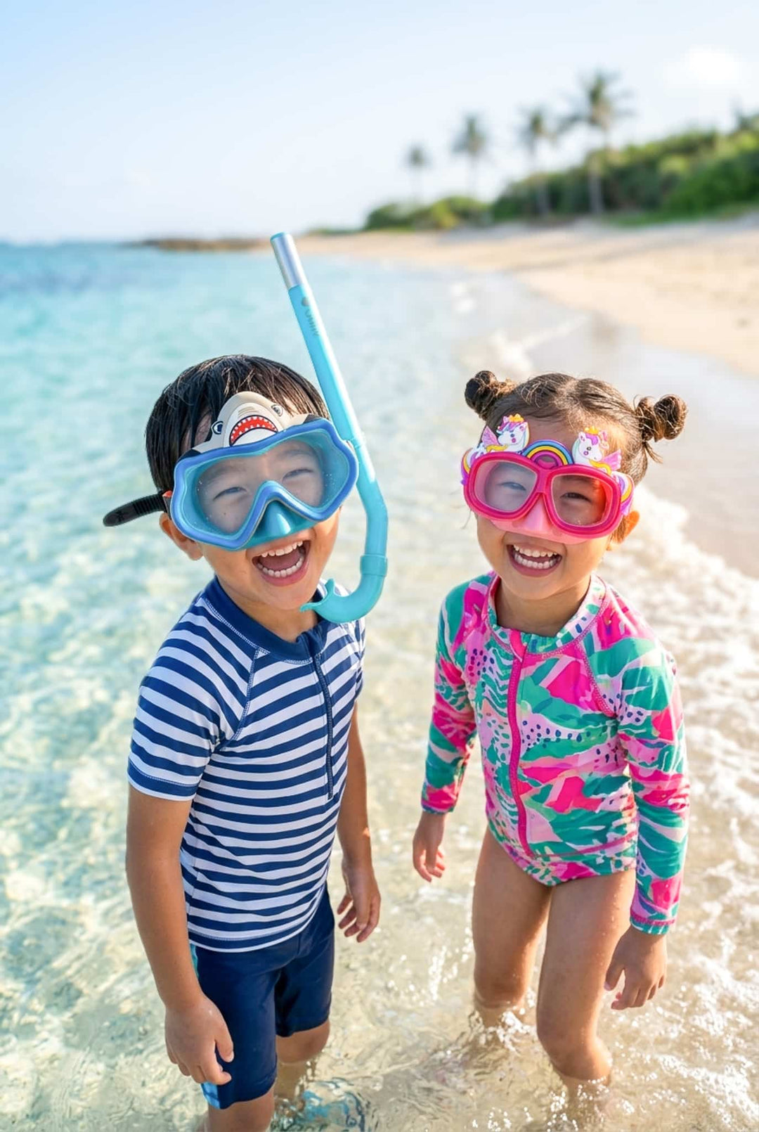 UMMY キッズ シュノーケリングセット 3歳〜6歳用 子ども用 マスク＆シュノーケル 海 プール お風呂