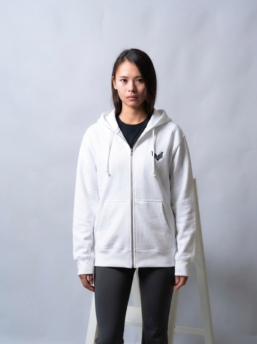 UMMY マーメイド ヘビーウェイトジップアップフーディー 裏起毛 12オンス ユニセックス スウェット パーカー