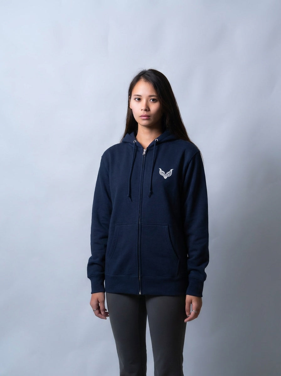 UMMY マーメイド ヘビーウェイトジップアップフーディー 裏起毛 12オンス ユニセックス スウェット パーカー