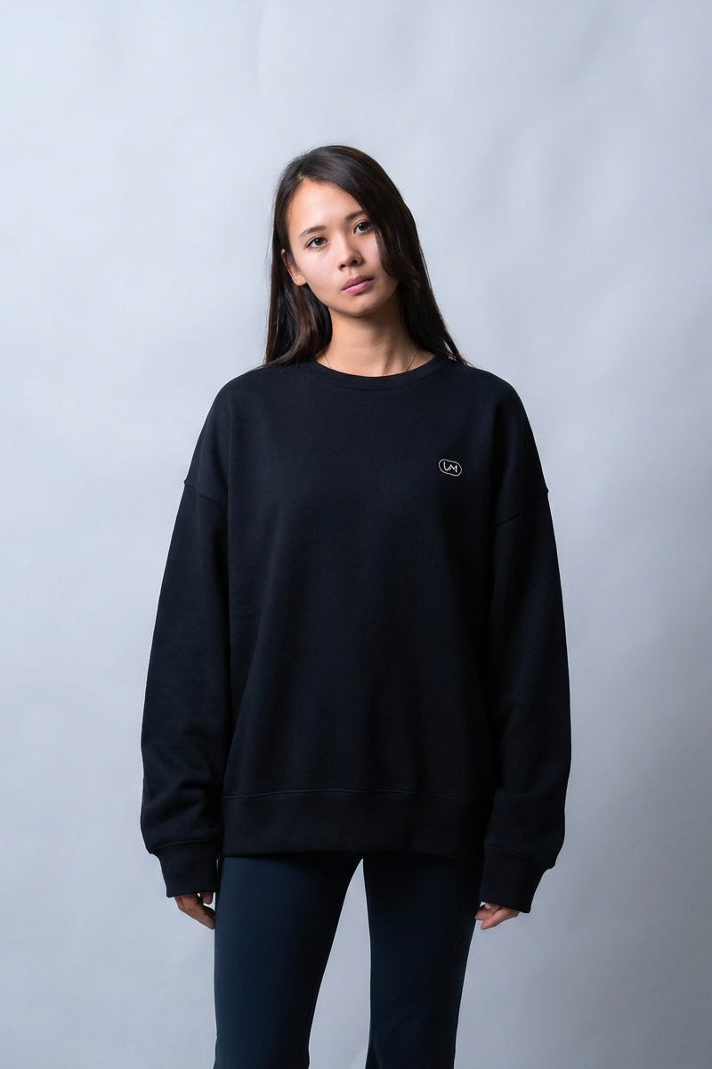 UMMY ビッグシルエット クルーネック スウェット 裏起毛 10オンス