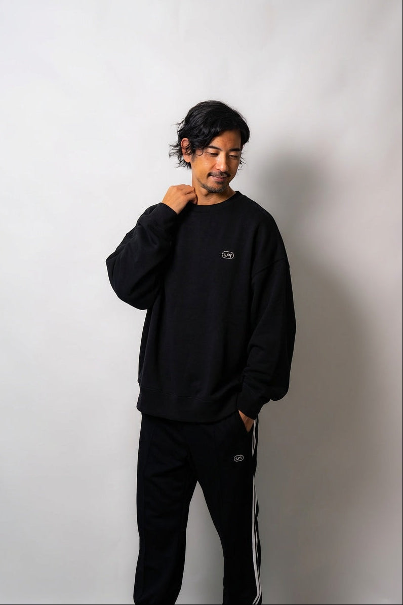 UMMY ビッグシルエット クルーネック スウェット 裏起毛 10オンス