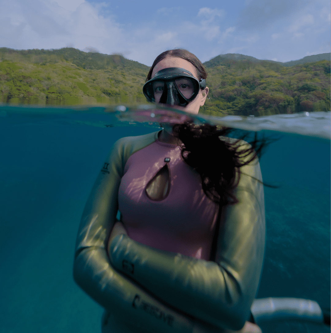 UMMY Maschera per apnea Corallo Tutti e 3 i colori Immersione in apnea Immersioni subacquee Pesca subacquea Snorkeling