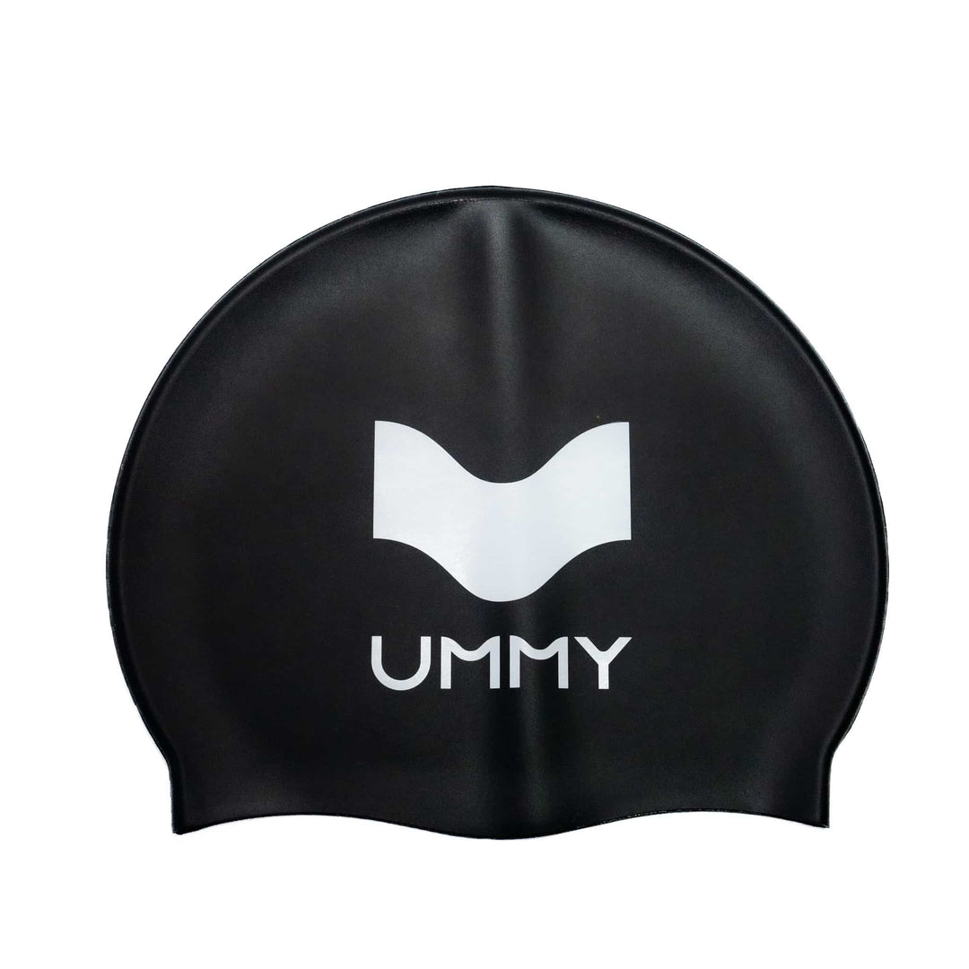 UMMY Swim Cap 2 Color Set Noir Blanc Apnée Natation